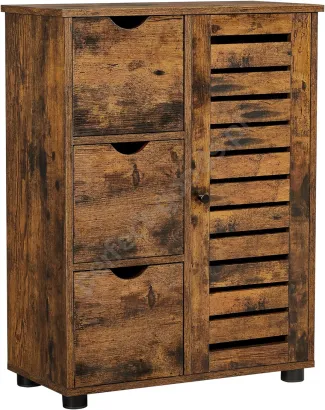 Łazienkowa szafka w stylu rustykalnym